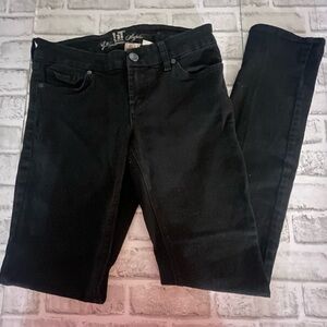 !IT Jeans Los Angeles Womens Skinny Denim Jeans Black Size 27 R. Pre-owned